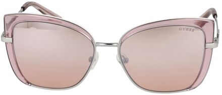 Guess Gu7762 Cateye Zonnebril Rozezoom Koraal