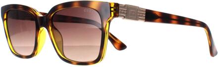 Guess GU7869 52F donker havana bruin gradiënt zonnebril - maat