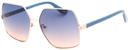 Guess GU7881-H 28W glanzende rosegouden zonnebril Roségoud