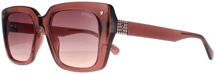 Guess GU8243 71Z bordeaux roze zonnebril Rood