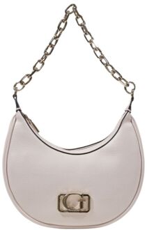 Guess Half Moon Schoudertas Ivoor