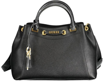 Guess Handtas Emera Logocharm Zwart - T/U