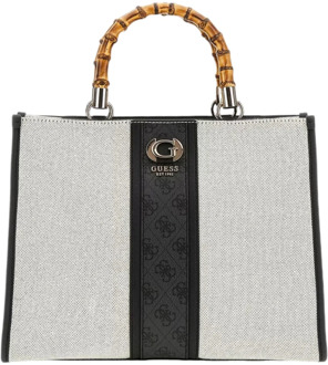 Guess Handtas Karima 4G-Logo Zwart - T/U