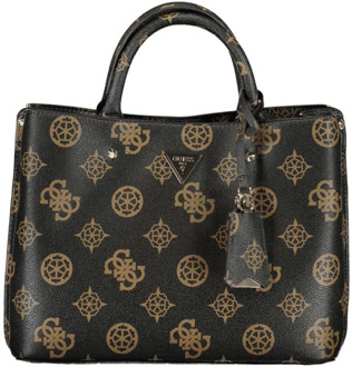 Guess Handtas Meridian 4G-Logo Peony Bruin multi - T/U