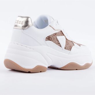 Guess Happy 4G sneakers voor dames - maat EU 39 Wit