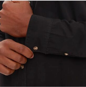 Guess heren G klassiek overhemd Zwart - M