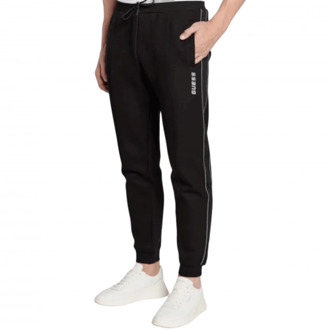 Guess Heren Joggingbroek met Reflecterend Logo Guess , Black , Heren - 2Xl,Xl,L,M,S