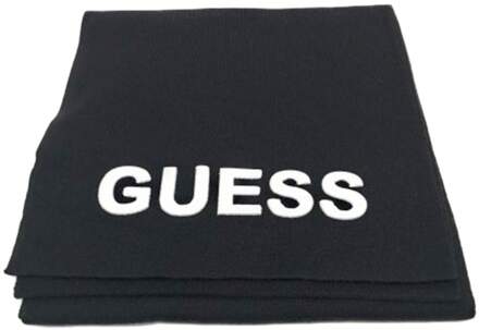 Guess heren maxi sjaal Zwart - One Size