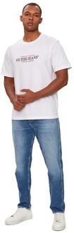 Guess heren T-shirt in originele Amerikaanse stijl Wit - XS