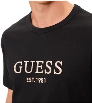 Guess heren T-shirt, opgericht in 1981. Zwart - L