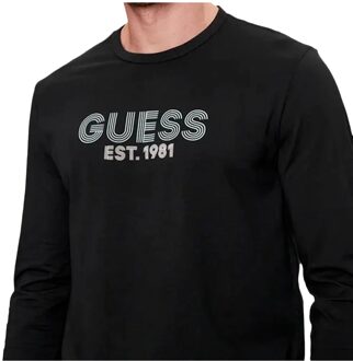 Guess heren T-shirt, opgericht in 1981. Zwart - S