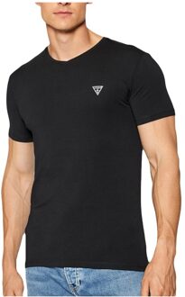 Guess heren T-shirtpakket x2 Klassieke driehoek - maat XL Zwart