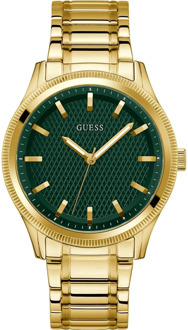 Guess Herenhorloge Dex 44 mm goud, groen Gw0626G2 Guess , Yellow , Heren - ONE Size