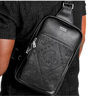 Guess herenschoudertas Boston Bag Zwart - One Size