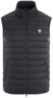 Guess herentrui met driehoekig patroon - maat S Zwart