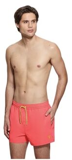 Guess herenzwempak met neonkleurige patch Rosé - S
