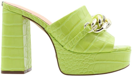 Guess Hoge hak sandalen Guess , Green , Dames - 40 Eu,41 EU