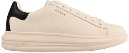 Guess Hoge Sneakers met Kleurcontrast Retro Guess , White , Heren - 44 Eu,42 Eu,43 Eu,41 Eu,45 EU