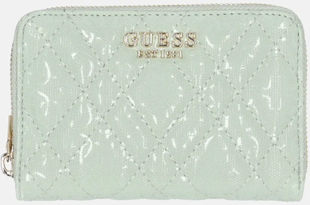 Guess Isemay portemonnee M light sage Lichtgroen