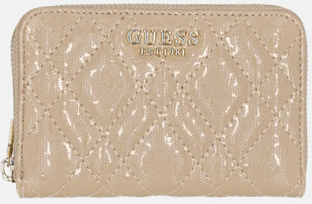 Guess Isemay portemonnee M pale mocha Bruin