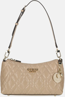 Guess Isemay schoudertas Pale Mocha Bruin