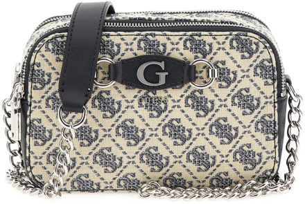 Guess Izzy Camera Tas Navy Logo Guess , Blue , Dames - ONE Size
