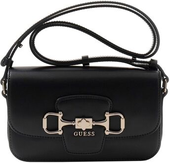 Guess Janie Convertible Xbody Flap black damestas Zwart - H 13 x B 21 x D 6 cm