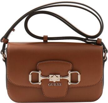 Guess Janie Convertible Xbody Flap cognac damestas - H 13 x B 21 x D 6 cm