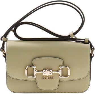 Guess Janie Convertible Xbody Flap sage damestas Groen - H 13 x B 21 x D 6 cm