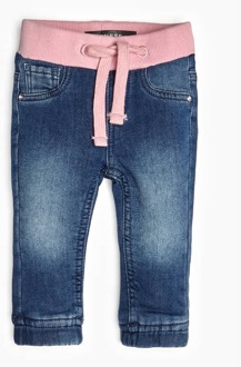 Guess Jeans Used Effect Inzet In Taille Blauw - 12M