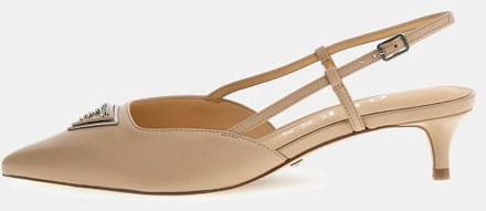 Guess Jesson Slingback Echt Leer Beige - 36