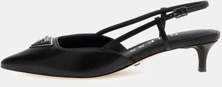 Guess Jesson Slingback Echt Leer Zwart - 35