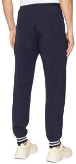 Guess joggingbroek voor heren met klassiek driehoekig logo Blauw - XS