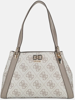 Guess Karnilla handtas dark taupe logo