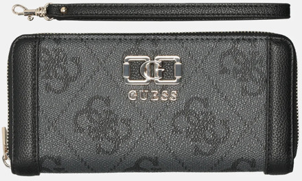 Guess Karnilla portemonnee L coal logo Zwart