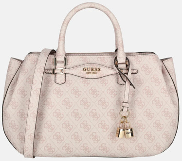 Guess Katya girlfriend satchel handtas rose water logo Roze
