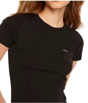 Guess klassiek T-shirt voor dames - maat S Zwart