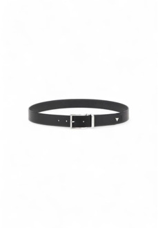 Guess Klassieke Leren Riem Collectie Guess , Black , Heren - Xl,L,M