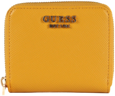 Guess Kleine Laurel Portemonnee Guess , Yellow , Dames - ONE Size