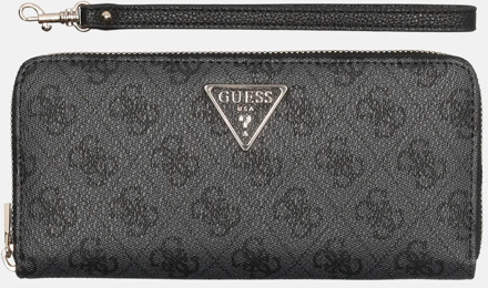 Guess Laurel II portemonnee coal logo Zwart