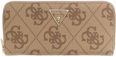 Guess Laurel large zip portemonnee Bruin - One size