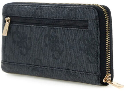 Guess Laurel large zip portemonnee - maat One size Houtskool