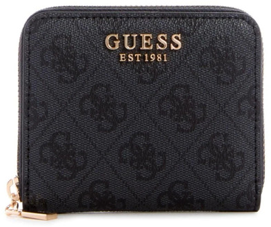 Guess Laurel Miniportefeuille 4G-Logo Zwart - T/U