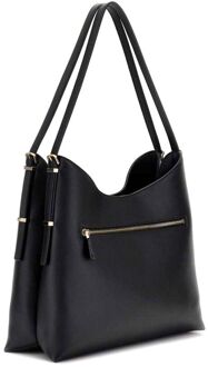 Guess Lefia Grote Hobo - maat Zwart