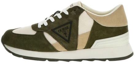 Guess Leren textielsneakers - Groen model Guess , Green , Dames - 45 Eu,40 Eu,42 Eu,44 Eu,41 Eu,43 EU