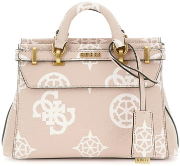 Guess Logo Mini Satchel Rosewood Lente/Zomer 2024 Guess , Multicolor , Dames - ONE Size