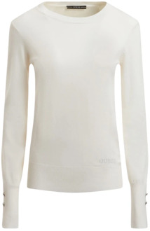 Guess Long Sleeve Tops Guess , White , Dames - XS