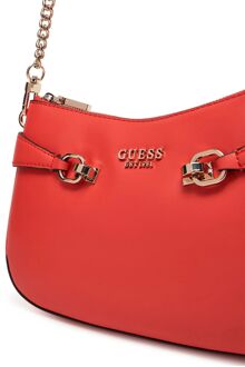 Guess Lorelei Top Zip Schoudertas Koraal