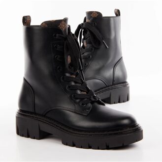 Guess Madox heren enkellaarsjes Zwart - EU 37