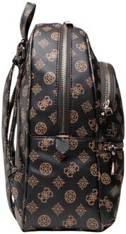 Guess Manhattan II Grote Rugzak - maat Donker Bruin